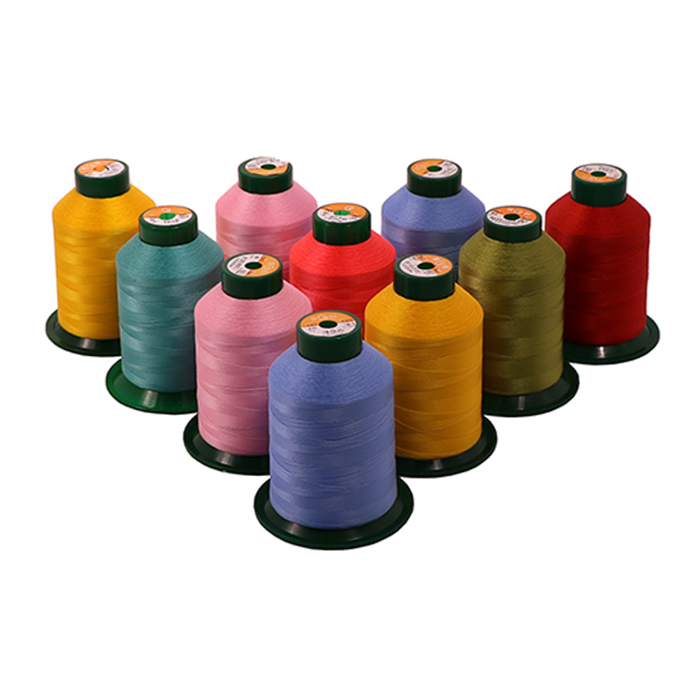 Fio de costura de alta resistência colorido